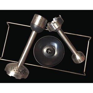 Stainless Steel Immersion Blender Attachments & Blade Set VX A